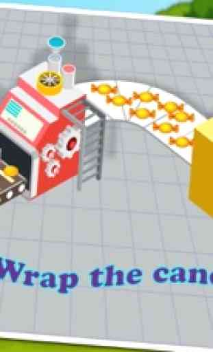Omas Süßigkeiten & Kaugummi -Fabrik Simulator - Erfahren Sie, wie süße Süßigkeiten & klebrigen Kaugummi in Süßigkeiten -Fabrik machen 3