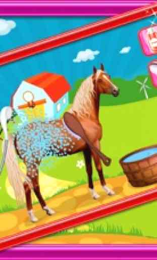 Pferde Schwangerschaft Chirurgie - Tierärztin Arzt und Krankenhaus-Simulator-Spiel für Kinder 2