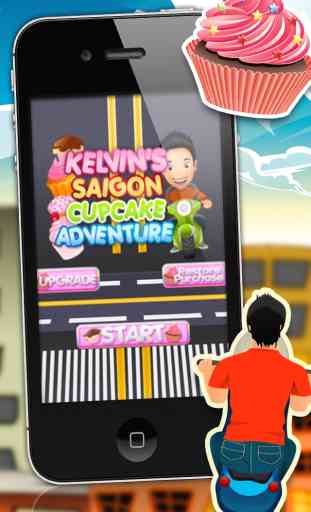 Kelvins Saigon Cupcake Adventure - Free Scooter Racing Game 4