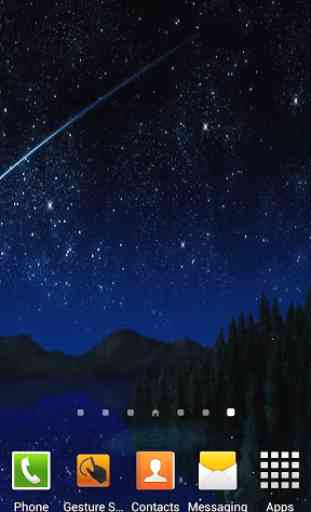 Meteors Sterne Live Wallpaper 1