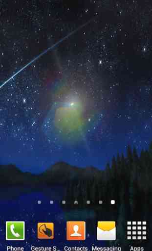 Meteors Sterne Live Wallpaper 2