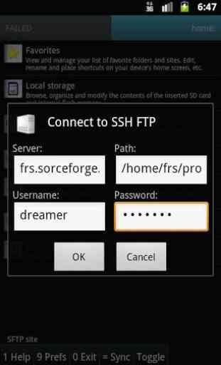 SFTP plugin to Ghost Commander 2