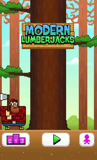 Moderne Lumberjacks - hacken, die Holz und Vermeiden Sie die Niederlassung 1