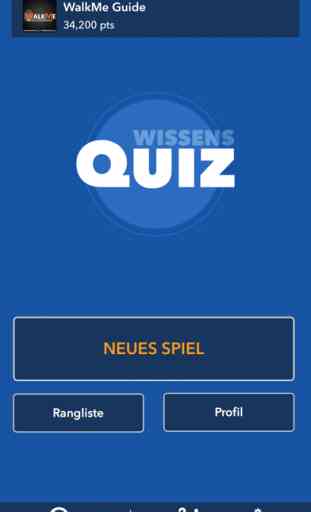 Wissens Quiz-Spiel Deutsch 1