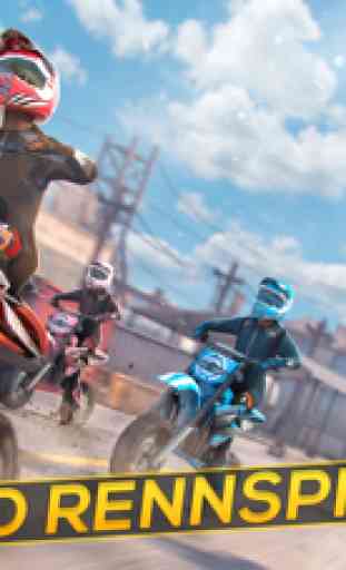 Trial Motorrad Racer 3D . Kostenlose Rennen Spiele Motocross 1