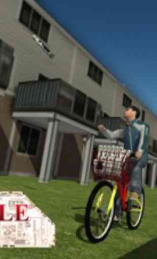 Zeitung Lieferung Boy & Bike Ride Spiel 1