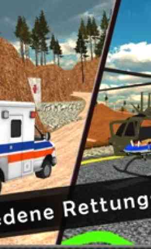 off Road Luft Krankenwagen Pflicht Simulator 2016- beste Fahren erforderlich für verletzt echt Sanitäter Hilfe 1