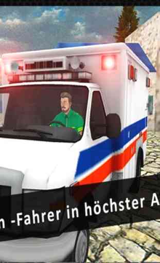 off Road Luft Krankenwagen Pflicht Simulator 2016- beste Fahren erforderlich für verletzt echt Sanitäter Hilfe 4