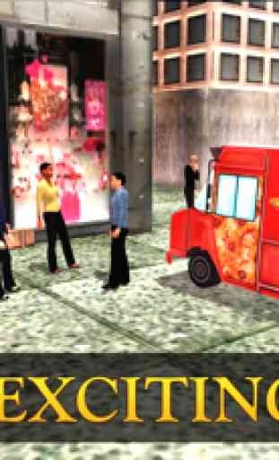 Pizza Delivery Van Simulator - Fast-Food-LKW-Fahrer-Simulator-Spiel 2