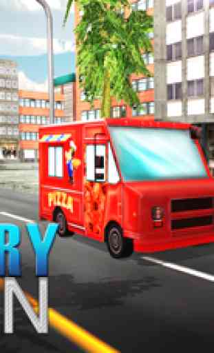 Pizza Delivery Van Simulator - Fast-Food-LKW-Fahrer-Simulator-Spiel 4
