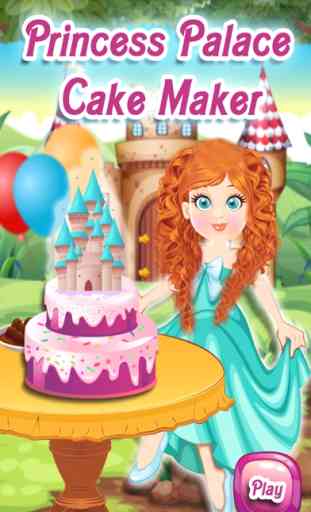 Princess Palace Kuchen maker - einen Kuchen backen in dieser verrückten Koch Salon & Desserts Kochen Spiel 1