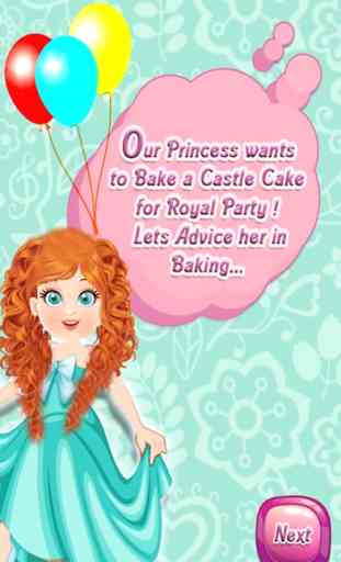 Princess Palace Kuchen maker - einen Kuchen backen in dieser verrückten Koch Salon & Desserts Kochen Spiel 3