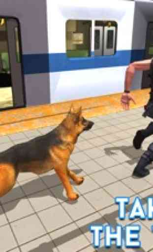 Polizei U-Bahn-Sicherheit Hund - Stadt Verbrechen 2