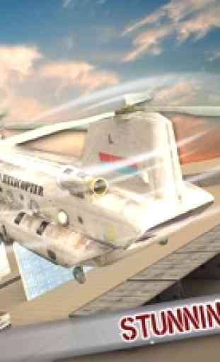 Echtautotransporter Fracht Hubschrauber-Simulator 4