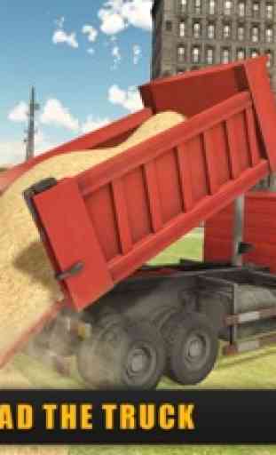 Sand Bagger Simulator 3D-Kran - Kran Operator loader Truck & Drive Von Quarry Baustelle 1