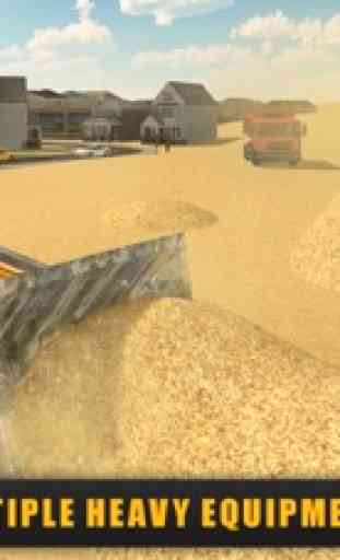 Sand Bagger Simulator 3D-Kran - Kran Operator loader Truck & Drive Von Quarry Baustelle 2