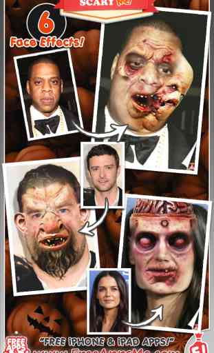 Scary ME! FREE - Einfach zu Monster Yourself mit Gross Zombie Dead Gesicht Effekte Kostenlos! 1