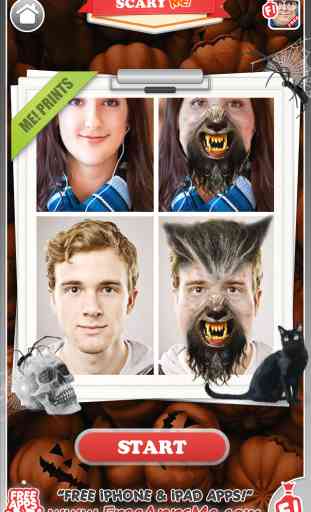 Scary ME! FREE - Einfach zu Monster Yourself mit Gross Zombie Dead Gesicht Effekte Kostenlos! 2