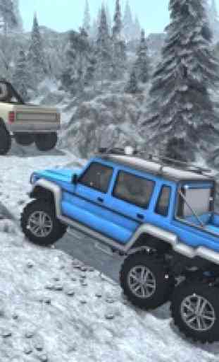 Schnee-Fahrsimulator - Off Road 6 x 6 LKW Spiel 4
