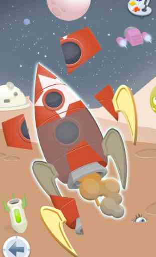 Space Star: Spiele und Malen für kinder ab 2-3+ 4