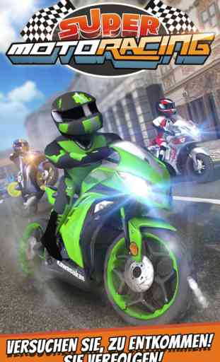Super Moto Racing . Motorrad Rennen Gratis Spiel 1