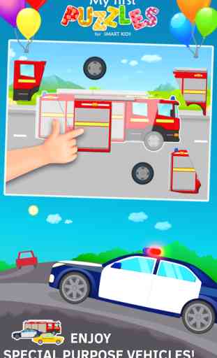 Fahrzeug Puzzle für Kinder ab 2 jahre 2