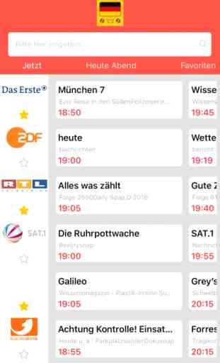 TV-Programm in Deutschland (DE) 1