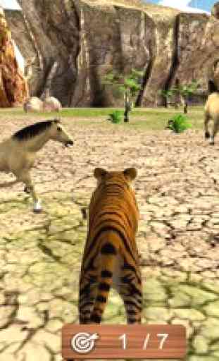 Wild Tiger Adventure 3D - Siberian Jungle Beast Tiere bei der Jagd Angriff Simulator 3
