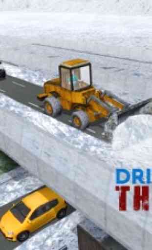 Winter Snow Plow Truck Simulator 3D - Real Bagger Kran-Simulator-Spiel 2