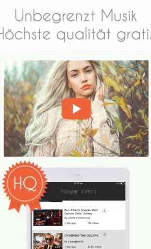 Wouptube - Kostenlose Musik Video Spieler HD für YouTube 4