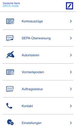 Deutsche Bank EBICS mobile 1