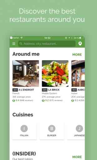 TheFork - Restaurants (Android/iOS) image 3