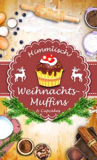 Weihnachts-Muffins Cupcakes Backen Weihnachten 1