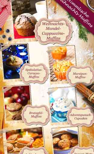 Weihnachts-Muffins Cupcakes Backen Weihnachten 2