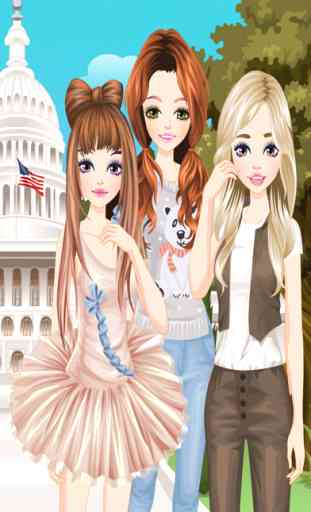 American Girls 2 - Dress up und Make-up-Spiel für Kinder, die Mode Spiele lieben 1