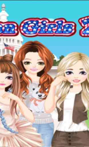 American Girls 2 - Dress up und Make-up-Spiel für Kinder, die Mode Spiele lieben 3