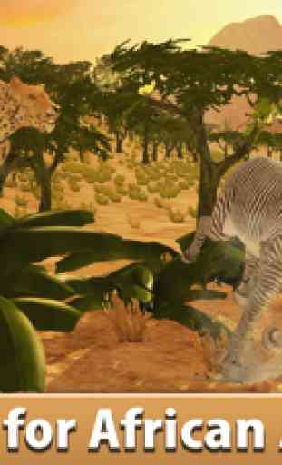 Afrikanischer Gepard: Wildes Tier Simulator 1