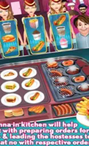 Flugzeug-Küche-Fast-Food-Fieber Kochen Spiele 1