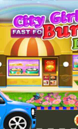 City Girl Burger Lieferung & Maker - Fast-Food-Fieber Kochen Spiele für Mädchen & Kinder 2