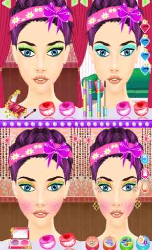 Mädchen Spiele - Tinas Hochzeit Make-up Salon Gratis-Spiele für Mädchen 2