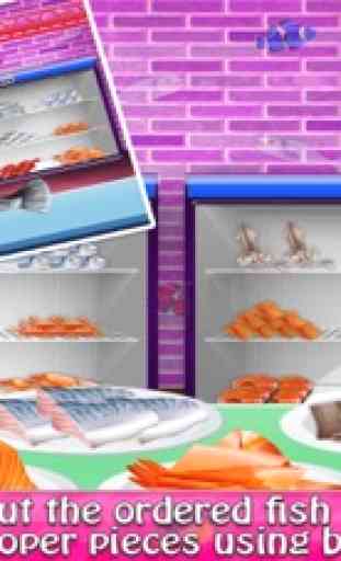 Fisch kochen Lieferung Mädchen Spiele 1