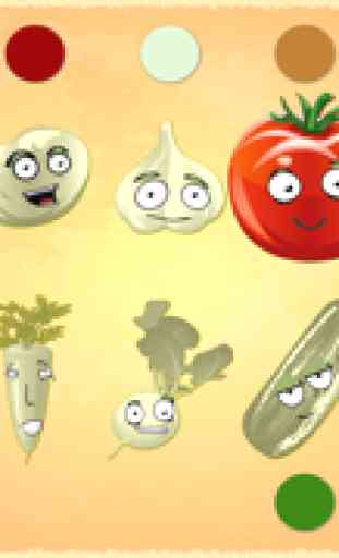 Lustiges Gemüse! Lernspiele 4
