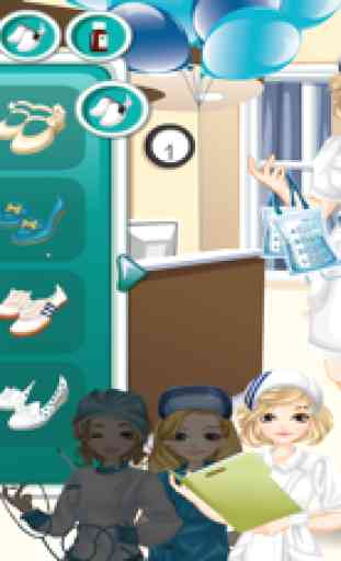Krankenschwestern anziehen - Krankenhaus Spiel für Kinder, die Ärzte und Schwestern verkleiden sich gerne 2