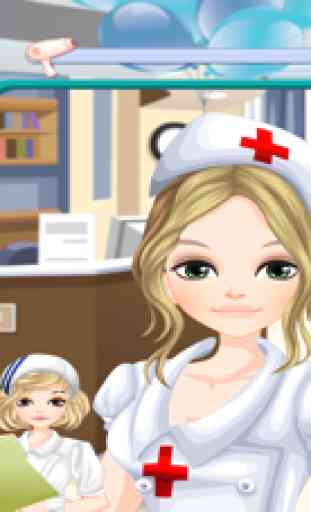Krankenschwestern anziehen - Krankenhaus Spiel für Kinder, die Ärzte und Schwestern verkleiden sich gerne 4