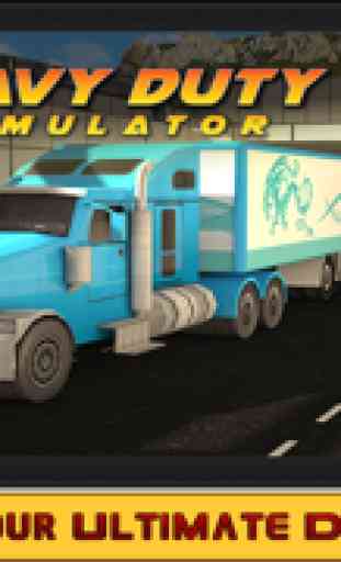 Schwerlast-LKW-Simulator – Laufwerk Ihren Road-Anhänger durch die realistische Stadt VerkehrFahrzeuge im Spiel an 1