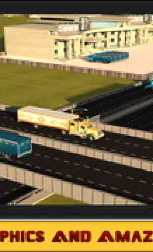 Schwerlast-LKW-Simulator – Laufwerk Ihren Road-Anhänger durch die realistische Stadt VerkehrFahrzeuge im Spiel an 3