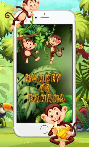 King kong essen Banane Dschungel-Spiele für Kinder laufen 1