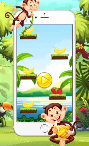 King kong essen Banane Dschungel-Spiele für Kinder laufen 2