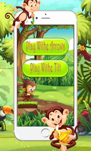 King kong essen Banane Dschungel-Spiele für Kinder laufen 3