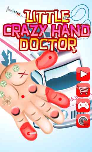 Wenig Crazy Hand Arzt ( Dr) - Kinder Spiele 1